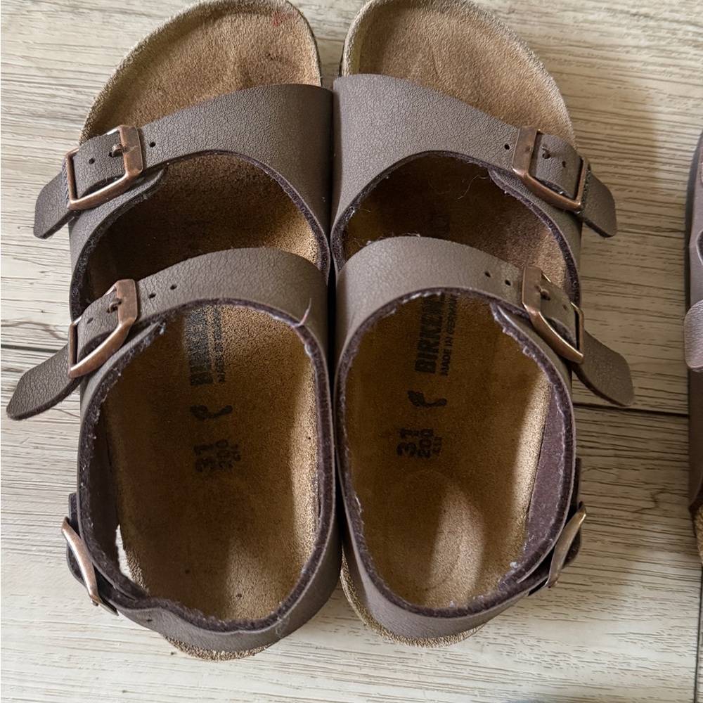 Birkenstock Brown Sandals with Adjustable Straps